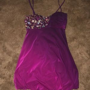 Ombré purple dress